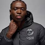 Paris Saint-Germain Strike Windrunner PrimaLoft® Fourth Men's Jordan Storm-FIT Football Hooded Jacket