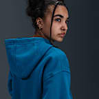 Sudadera con gorro sin cierre oversized para niños talla grande Nike Sportswear Club Fleece