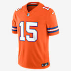 Nik Bonitto Denver Broncos Men's Nike Dri-FIT NFL Limited Jersey - Orange