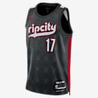 Jersey Nike Dri-FIT de la NBA Swingman para hombre Shaedon Sharpe Portland Trail Blazers 2024/25 City Edition - Negro