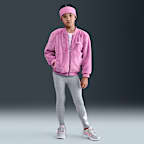 Nike Little Kids' Faux Fur Bomber Jacket