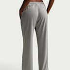 Pants de dobladillo abierto ligeros de tiro medio para mujer Nike Sportswear Chill Knit