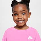 Conjunto de 2 piezas de tela de felpa "Let's Roll" Nike infantil