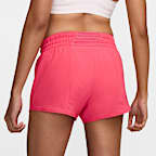 ナイキ ワン ウィメンズ Dri-FIT ミッドライズ グラフィック ショートパンツ (インナー付き)