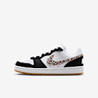 Black/White/Gum Medium Brown/White