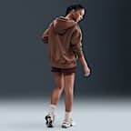 Sudadera con gorro con cierre completo de tejido Fleece oversized para mujer Nike Sportswear Phoenix