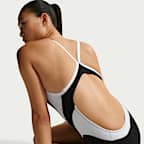 Maillot une pièce dos nageur Nike Swim HydraStrong Fly pour femme