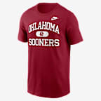 Playera universitaria Nike para hombre Oklahoma Legacy Alma Mater - Carmesí