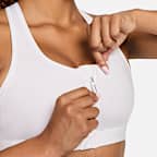 Nike Swoosh Front Zip Women's Medium-Support Padded Sports Bra