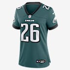 Saquon Barkley Philadelphia Eagles Women's Nike NFL Game Jersey - Green