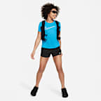 Nike One Older Kids' (Girls') Dri-FIT Short-Sleeve Training Top