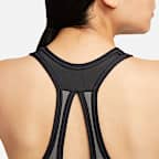 Brassière de sport réglable non rembourrée Nike Swoosh High Support pour femme