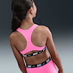 Conjunto de shorts y bikini de espalda deportiva para niña talla grande Nike Swim