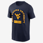 West Virginia Primetime Seasonal Men's Nike College T-Shirt - Navy
