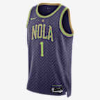 Jersey Nike Dri-FIT de la NBA Swingman para hombre Zion Williamson New Orleans Pelicans 2024/25 City Edition - Tinta