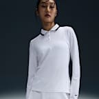 나이키 투어 여성 드라이 핏 UV 프로텍션 긴팔 골프 폴로