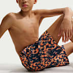 Nike Swim Breaker Big Kids' (Boys') 7" Brief-Lined Volley Short