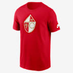 San Francisco 49ers Rewind Logo Essential Men's Nike NFL T-Shirt - Red
