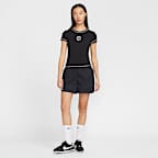 ナイキ スポーツウェア チル ポプリン ウィメンズ ミッドライズ 13cm ショートパンツ