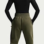 Paris Saint-Germain Phoenix Fleece Nike Yüksek Belli Oversize Kesimli Kadın Futbol Eşofman Altı