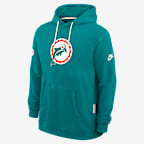 Sudadera con gorro sin cierre Nike Dri-FIT de la NFL para hombre Miami Dolphins Alt Offensive Set Play Sideline - Agua