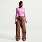 Playera de manga larga slim para mujer Nike Sportswear