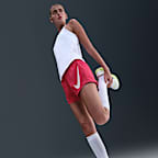 Nike One Swoosh Women's Dri-FIT Mid-Rise Loose 7.5cm (approx.) Brief-Lined Running Shorts