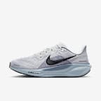 Nike Pegasus 41 Men's Road Running Shoes (Extra Wide) - Pure Platinum/Light Armoury Blue/Anthracite
