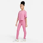 Leggings Dri-FIT de tiro alto para niña talla grande Nike One