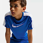 Playera de entrenamiento de manga corta Dri-FIT para niño talla grande Nike Trophy23