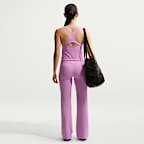 나이키 젠비 여성 하이웨이스트 플레어 노 프론트 심 레깅스