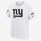 New York Giants Salute to Service Primary Edge Legend Big Kids' Nike Dri-FIT NFL T-Shirt - White