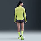 เสื้อวิ่งผู้หญิงซิปสั้น Dri-FIT UV Nike Swift