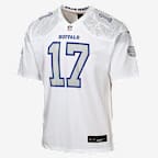 Josh Allen Buffalo Bills Rivalries Collection Big Kids' Nike NFL Game Jersey - White