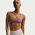 Brassière de sport rembourrée à maintien léger Nike Zenvy Strappy pour femme