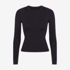 Playera de cuello redondo de manga larga para mujer NikeSKIMS Airy