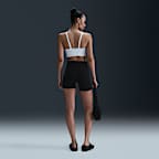 Bra deportivo de talle largo con almohadillas para mujer Nike Alate