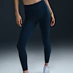 Nike Universa Women's High-Waisted Full-Length Leggings with No Front Seam
