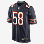 Darnell Wright Chicago Bears Men's Nike NFL Game Football Jersey - Marine