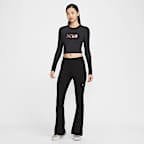 Nike Sportswear Chill Knit Women's Slim Long-Sleeve Cropped Top