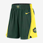 Shorts Nike Dri-FIT de la WNBA Victory para mujer Seattle Storm 2025 Explorer Edition