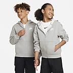 Nike Sportswear Club Fleece Big Kids' Full-Zip Hoodie
