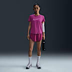 Nike One Women's Dri-FIT Short-Sleeve Graphic Running Top