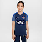 Paris Saint-Germain Strike Older Kids' Nike Dri-FIT Football Short-Sleeve Top