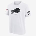 Buffalo Bills Salute to Service Primary Edge Legend Big Kids' Nike Dri-FIT NFL T-Shirt - White