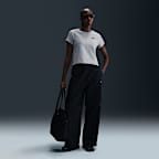 Playera de manga corta con gráfico cropped para mujer Nike Sportswear Club