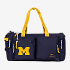 Michigan Nike Utility Power Duffle Bag - Black