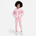 Doudoune à capuche et chevrons Nike pour Jeune enfant