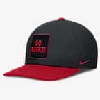 Ohio State Sideline Campus Local Pro Men's Nike Dri-FIT College Adjustable Hat - Black