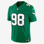 Jalen Carter Philadelphia Eagles Men's Nike Dri-FIT NFL Limited Jersey - Kelly Green